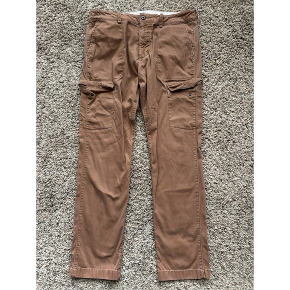 Hollister “ Skinny Chino” 34x32 Brown Cargo Style Pants. Comfortable - Picture 1 of 9